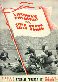 1941 Michigan-Ohio State Program